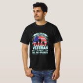 T-shirt Vétéran Être un papa et grand-père USA Anciens com (Devant entier)