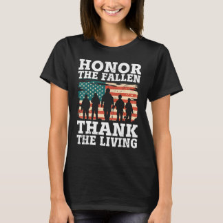 T-shirt Veteran Honor The Fallen Patriotic Veterans Day