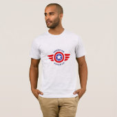 T-shirt Vétéran militaire des chemises hommes (Devant entier)
