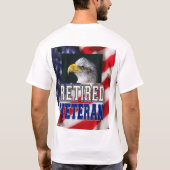 T-shirt Vétéran retraité (Dos)