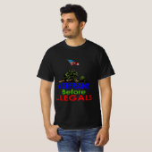 T-shirt Veterans Before Illegals Veterans Day (Devant entier)