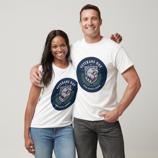 T-shirt Veterans Day Honor Sacrifice Freedom (Unisexe)