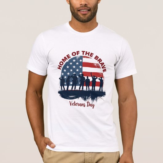 T-shirt Veterans Day Patriotic Tee (Devant)