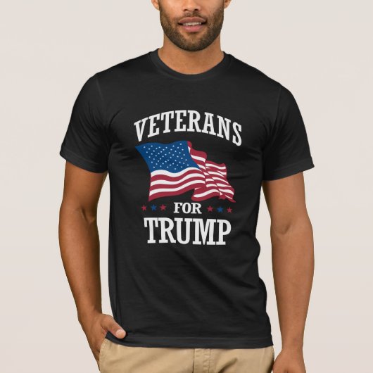 T-SHIRT VÉTÉRANS DE TRUMP (Devant)