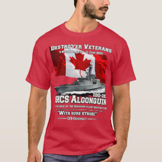 T-shirt Vétérans du NCSM Algonquin