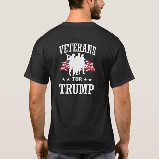T-SHIRT VÉTÉRANS POUR L'ATOUT (Dos)