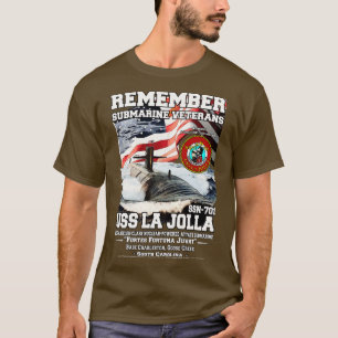 T-shirt Vétérans sous-marins USS La Jolla SSN701