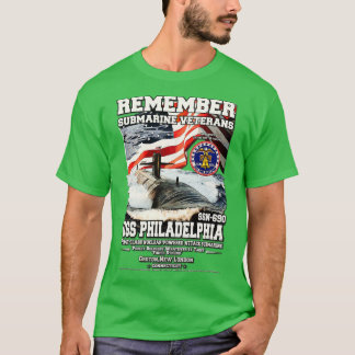 T-shirt Vétérans sous-marins USS Philadelphia SSN690