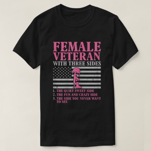 T-shirt Vétérinaire avec trois côtés Femmes Vétérinaire Mo (Design devant)