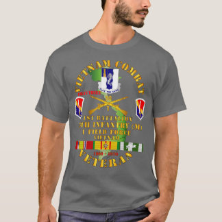 T-shirt Vétérinaire de combat du Vietnam avec 1ère Bn 50e