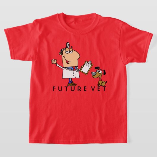 T-shirt Vétérinaire de demain (Poser)