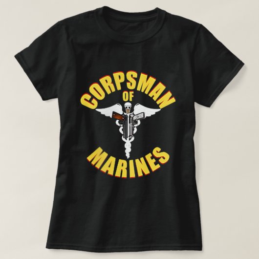 T-shirt Vétérinaire de l'inspecteur de marine (Design devant)