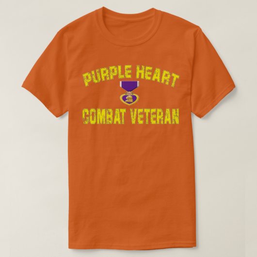 T-shirt Vétérinaire du combat du coeur pourpre (Design devant)