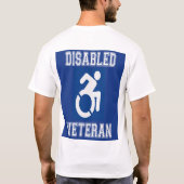 T-shirt Vétérinaire handicapé (Dos)