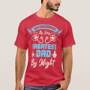 T-shirt Vétérinaire Par Jour Grand Papa Par Nuit Vétérinai