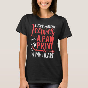 T-shirt Vétérinaire Pour Hommes Femmes Animal Vétérinaire