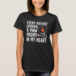 T-shirt Vétérinaire Pour Hommes Femmes Animal Vétérinaire