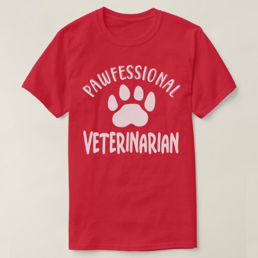 T-shirt Vétérinaire professionnel (Design devant)