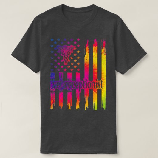 T-shirt Vétérinaire Réceptionniste Secrétaire réceptionnis (Design devant)