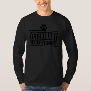 T-shirt Vétérinaire Réceptionniste vétérinaire Vétérinaire