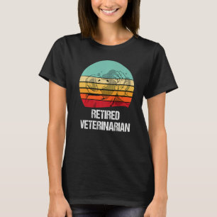 T-shirt Vétérinaire retraité Vétérinaire Technicien vétéri