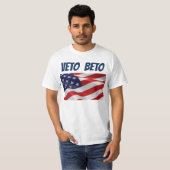 T-shirt VETO BETO NON BE à MAGA Amérique républicaine (Devant entier)