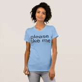 T-shirt veuillez comme moi (Devant entier)