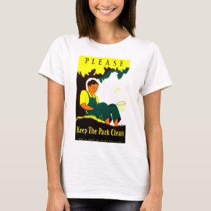 T-shirt Veuillez garder le parc propre