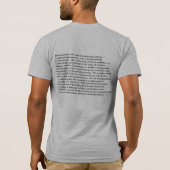 T-shirt Veuillez m'excuser ; J'ai le hermeneutics. (Dos)