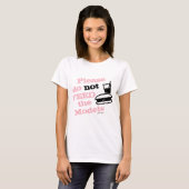 T-shirt Veuillez ne pas alimenter les modèles (Devant entier)