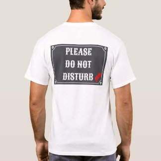 T-SHIRT VEUILLEZ NE PAS ME DÉTOURNER - SIGNE DE NOTIFICATI