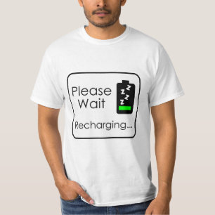 T-shirt Veuillez patienter... Recharge