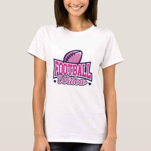 T-shirt Veuve de football (Devant)
