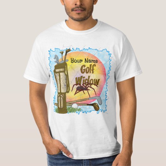 T-shirt Veuve de golf (Devant)