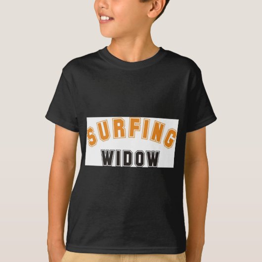 T-shirt veuve de surf (Devant)