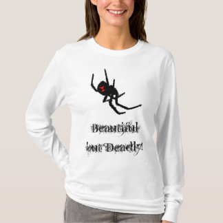 T-shirt Veuve noire araignée-belle mais extrêmement