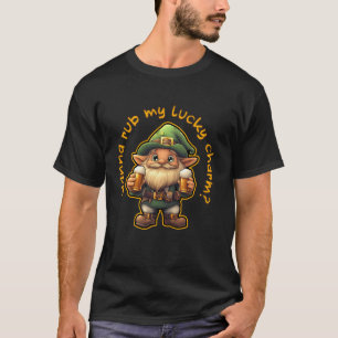 T-shirt Veux caresser mon Leprechaun drôle de Porte-Bonheu