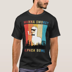 T-shirt Veux Fumer Alpaca Bowl Pour Alpaca Bowls Pour L'He