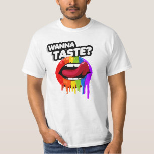 T-SHIRT VEUX GOÛTER L'ARC-EN-CIEL