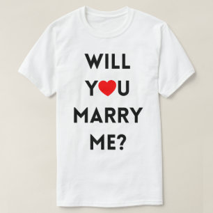 T-shirt Veux-Tu M'Épouser ?