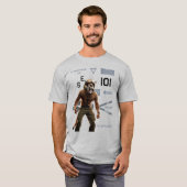 T-Shirt VFA-131 WILDCATS 101 AK Capitaine d'avion (Devant entier)
