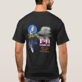 T-shirt VFA-25 chemise foncée w/Tomcat (Dos)