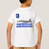 T-shirt VFA-83 Rampagers avec le frelon F-18 (Dos)
