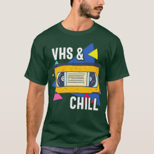 T-shirt VHS et Chill Funny Retro VHS Tape Cadeau
