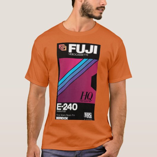 T-shirt VHS Fuji E240HQ (Devant)