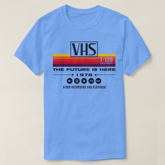 T-shirt VHS L'Avenir Est Ici 1976 Lts Sorti (Design devant)