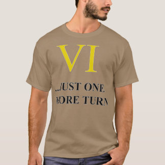 T-shirt VI Juste un tour de plus devient transparent