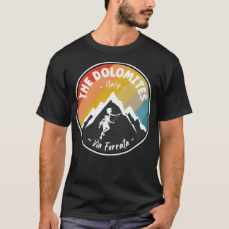 T-shirt Via Ferrata Les Dolomites Italie