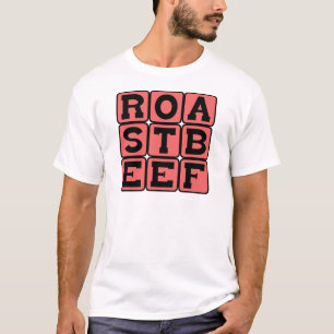 T-shirt Viande de boeuf rôti, sandwich