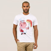 T-shirt Viande de Cuisine de porc (Devant entier)